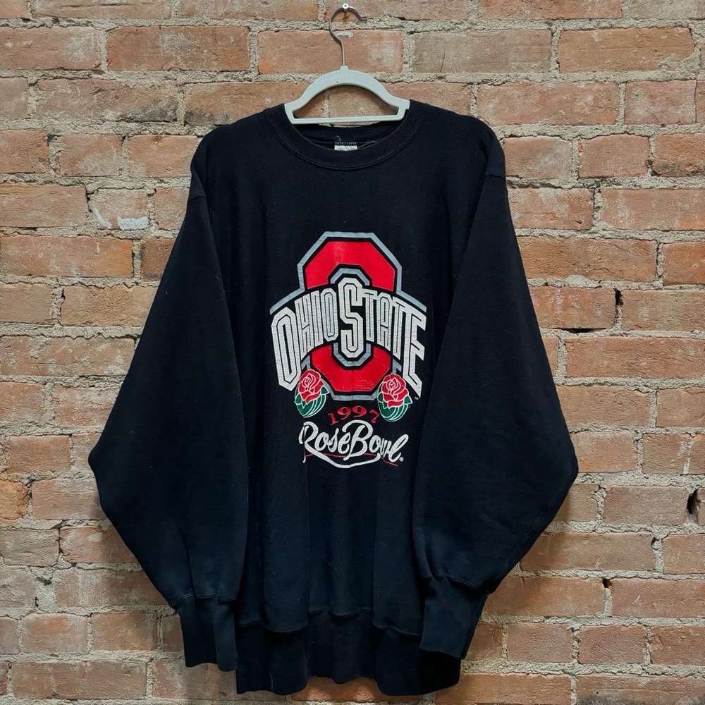 Vintage 1997 Ohio State Buckeyes Rose Bowl Champion Reverse Weave sweatshirt